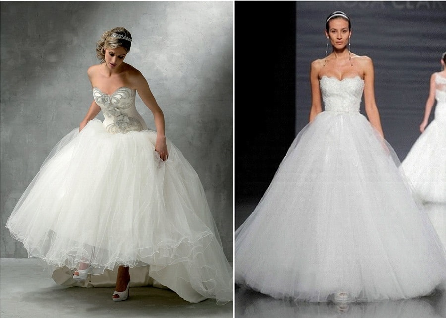 10 magnifiques robes de mariée princesse